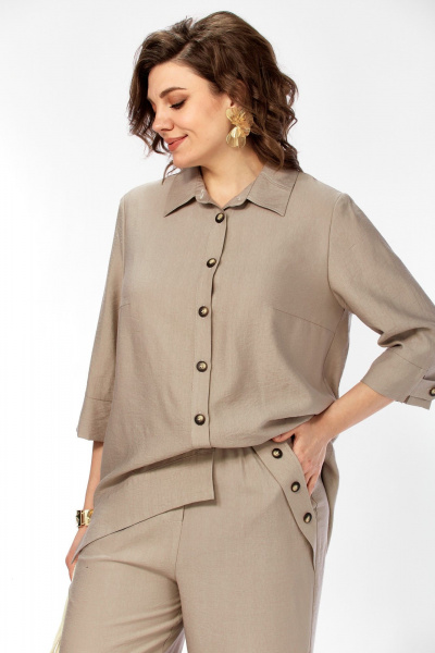 Блуза, брюки Matini 1.1672 капучино - фото 8