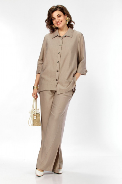 Блуза, брюки Matini 1.1672 капучино - фото 7