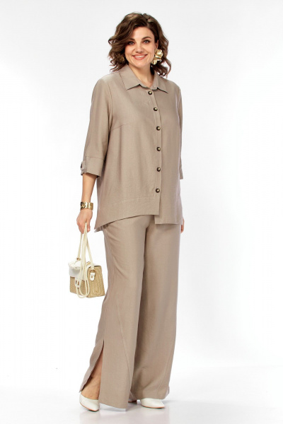 Блуза, брюки Matini 1.1672 капучино - фото 6