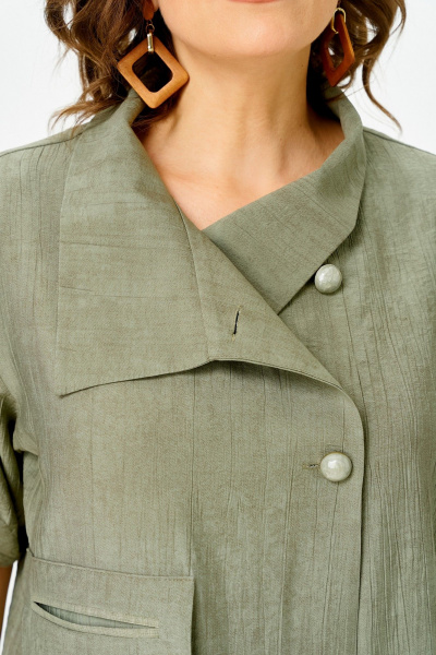 Блуза, брюки Vilena 1153 хаки - фото 12