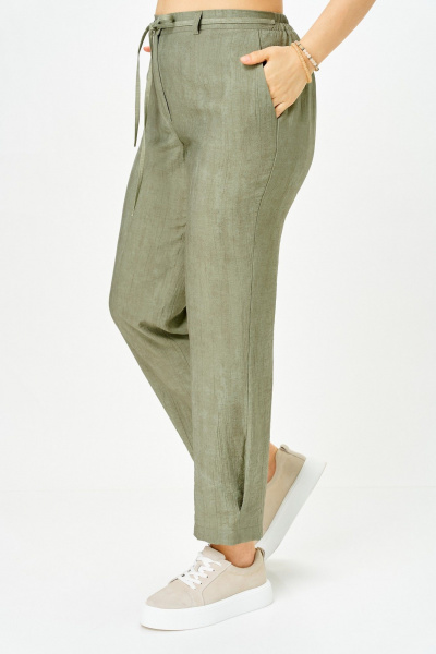 Блуза, брюки Vilena 1153 хаки - фото 5