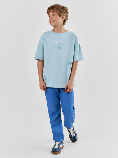 Футболка Mark Formelle 113384/25-41452П-0 св.шалфей_печать_1_сл_на_пол_1сл_на_спинке_ТП - фото 1