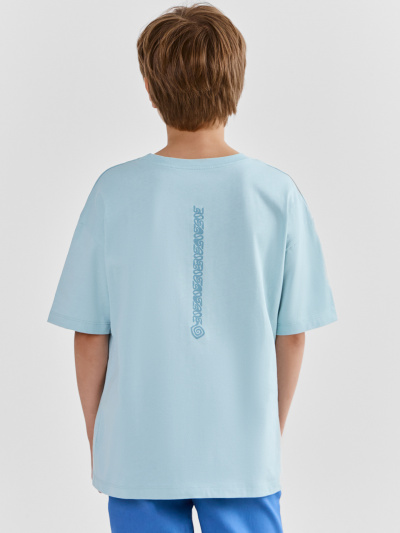 Футболка Mark Formelle 113384/25-41453П-0 св.шалфей_печать_1_сл_на_пол_1сл_на_спинке_ТП - фото 2