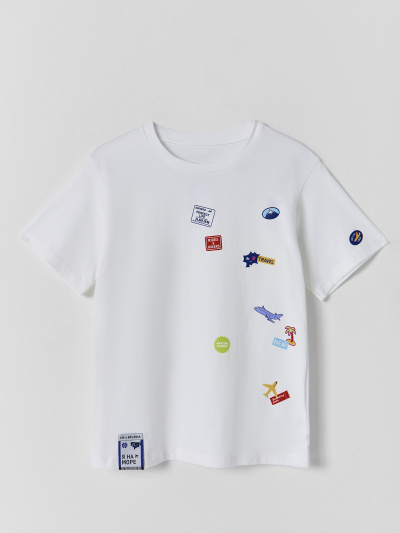 Футболка Mark Formelle 113433/25-38247П-0 белый_печать32_4_сл_на_пол_3_сл_на_спинке_2_сл_на_Л - фото 3