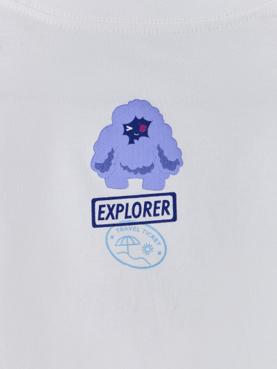 Футболка Mark Formelle 113433/25-38248П-0 белый_печать32_4_сл_на_пол_3_сл_на_спинке_2_сл_на_Л - фото 2