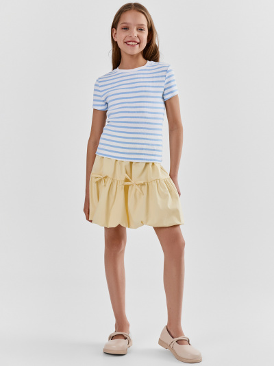 Футболка Mark Formelle 117912/25-41081П-1 голубая_полоска_на_белом - фото 2