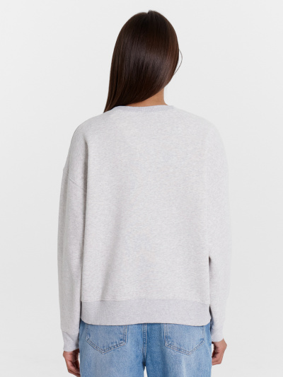 Свитшот Mark Formelle 122813/1/25-42149Ц-7П-2 серый_меланж_4306_А_437_D_вышивка - фото 4