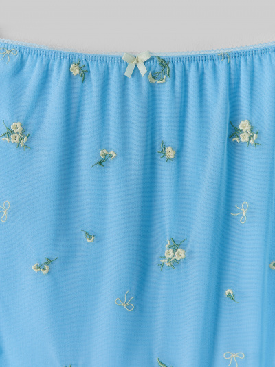 Юбка Mark Formelle 152832/25-40206П-10 цветочки_на_св.голубом - фото 3