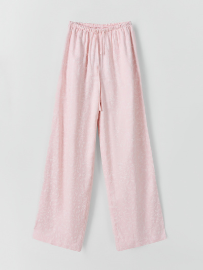 Брюки Mark Formelle 182511/25-41003П-9 цветы_на_жемчужно_розовом - фото 3