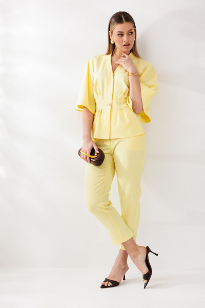 Брюки, жакет Mubliz 324 желтый - фото 21