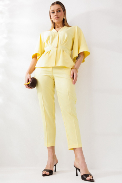 Брюки, жакет Mubliz 324 желтый - фото 11