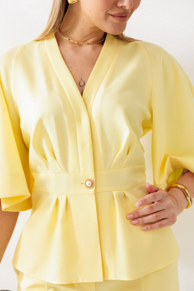 Брюки, жакет Mubliz 324 желтый - фото 9