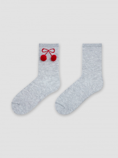 Носки Mark Formelle 430K-3536/B2-26430K-1 св.серый_меланж_рис.3536 - фото 1