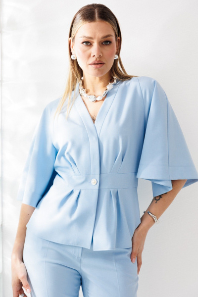 Брюки, жакет Mubliz 324 голубой - фото 22