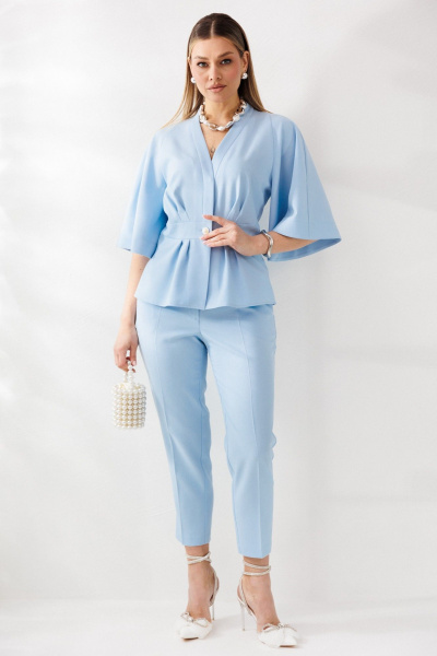 Брюки, жакет Mubliz 324 голубой - фото 7