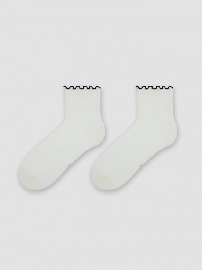 Носки Mark Formelle 451K-3372/B5-26451K молочный_рис.3372 - фото 1