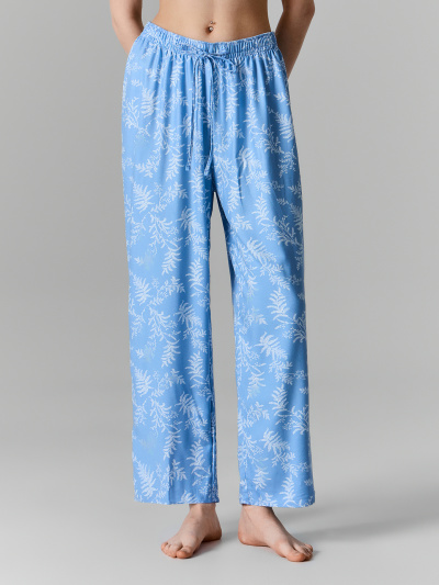 Бриджи Mark Formelle 522252/25-39131ПП-9 веточки_на_св.синем - фото 1