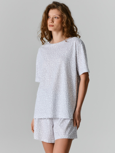 Футболка, шорты Mark Formelle 592542/25-35487ПП-6 леопард_на_белом - фото 1