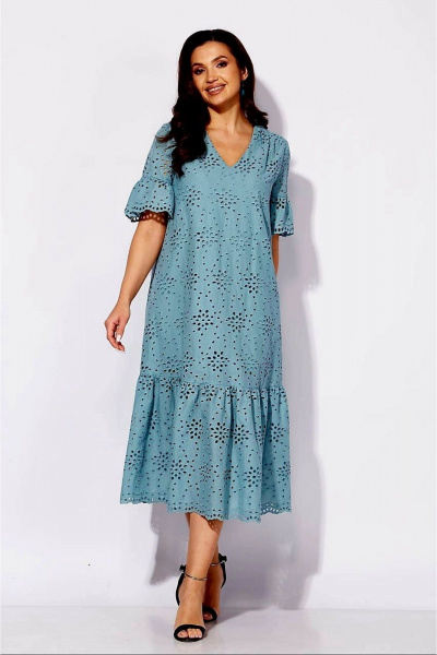 Платье TAiER 1356 изумруд - фото 2