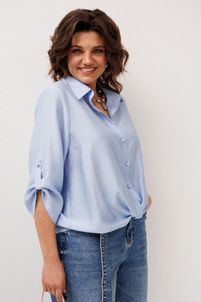 Рубашка Anelli 1663.1 голубика - фото 10
