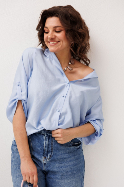 Рубашка Anelli 1663.1 голубика - фото 6