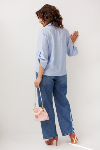 Рубашка Anelli 1663.1 голубика - фото 5