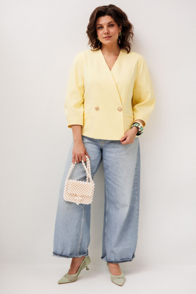 Жакет, юбка Anelli 1844-1 иволга - фото 7