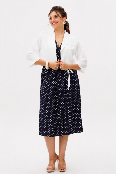 Жакет, платье Anelli 1708 чия-пудинг - фото 5