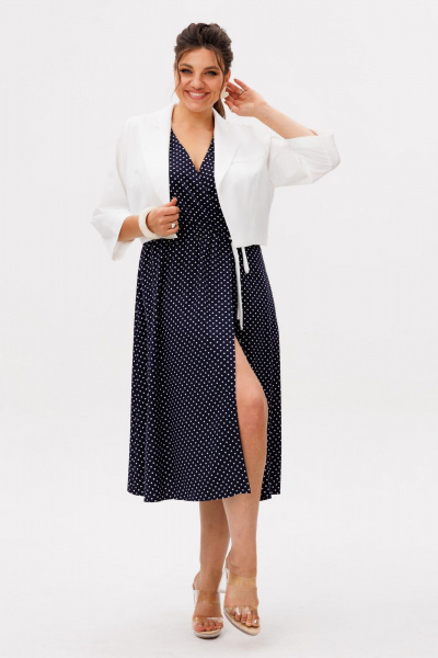 Жакет, платье Anelli 1708 чия-пудинг - фото 2