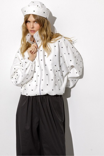 Брюки, ветровка, панама PiRS 6780 белый+белый+черный - фото 12