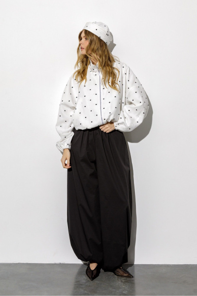 Брюки, ветровка, панама PiRS 6780 белый+белый+черный - фото 11