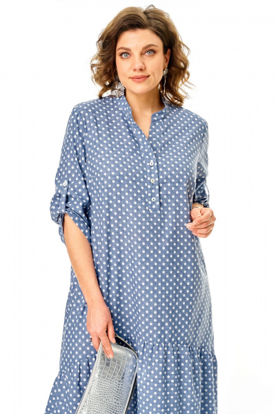 Платье Lady Secret 26321 голубой - фото 8