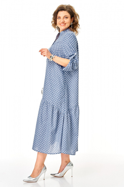 Платье Lady Secret 26321 голубой - фото 4