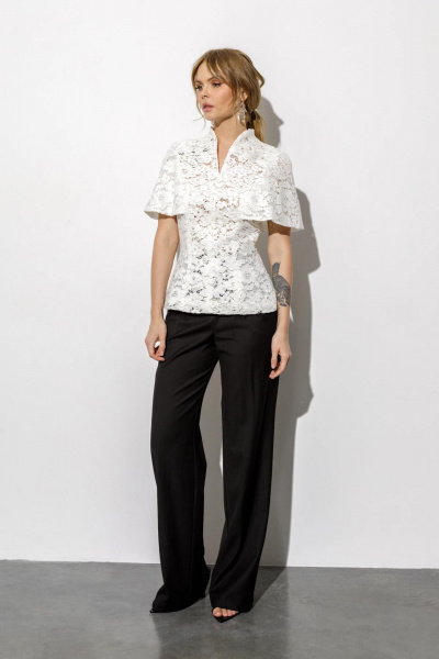 Блуза PiRS 6742 белый - фото 6