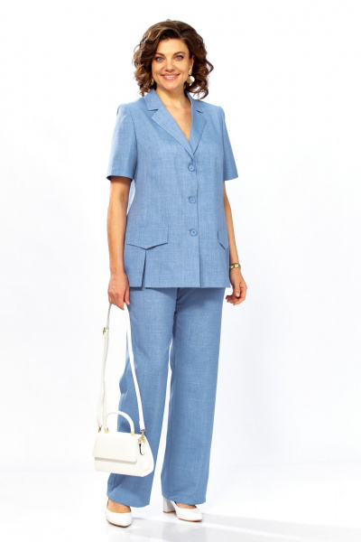 Брюки, жакет Azzara 10056 синий - фото 1