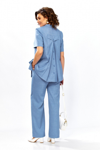 Брюки, жакет Azzara 10056 синий - фото 4