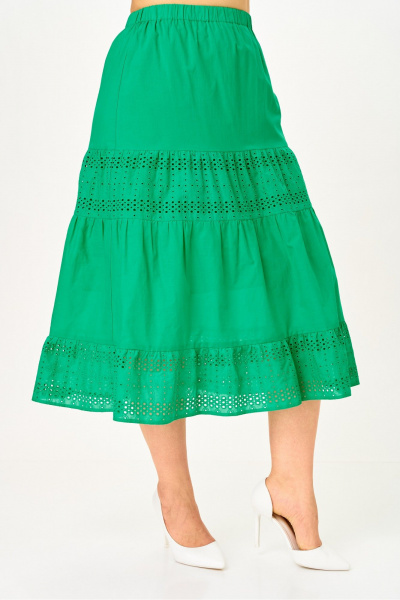 Блуза, юбка Azzara 10057 зеленый - фото 4