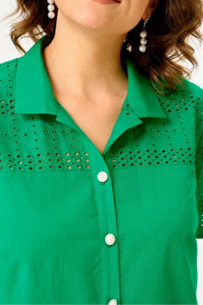 Блуза, юбка Azzara 10057 зеленый - фото 3