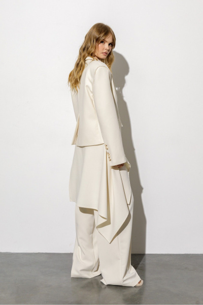 Брюки, баска, жакет PiRS 6429 айвори - фото 5