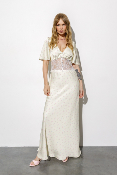 Платье PiRS 6662 пастельный_желтый - фото 1