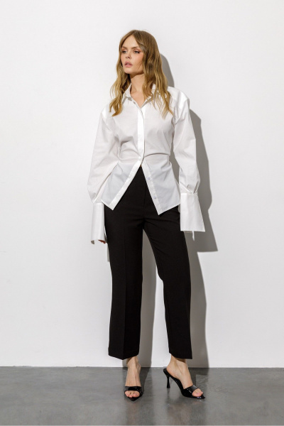 Брюки, рубашка PiRS 6684 белый+черный - фото 7