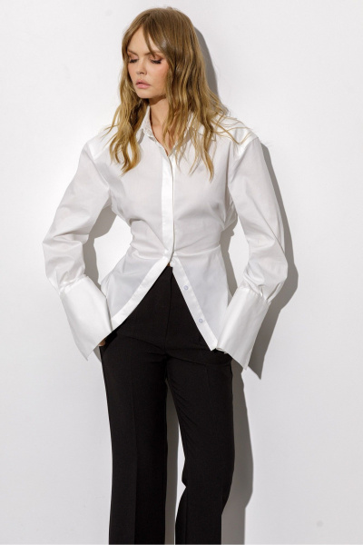 Брюки, рубашка PiRS 6684 белый+черный - фото 6