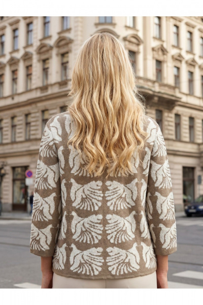 Жакет Belange 3417 кофе - фото 2