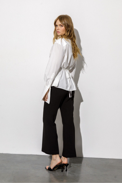 Брюки, рубашка PiRS 6684 белый+черный - фото 5