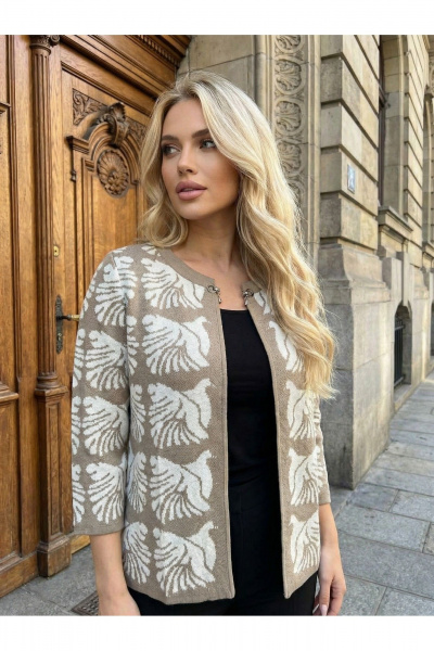 Жакет Belange 3417 кофе - фото 1