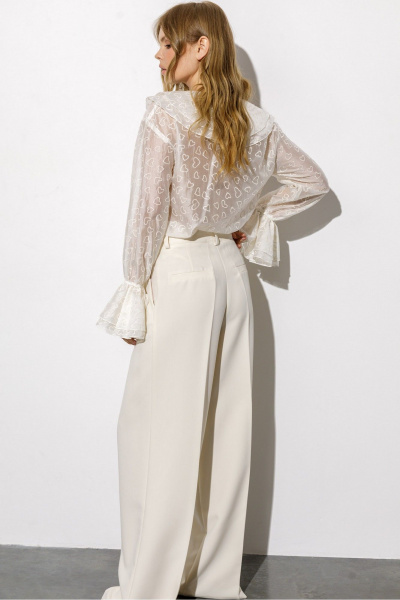 Блуза PiRS 6686 светло-бежевый - фото 7