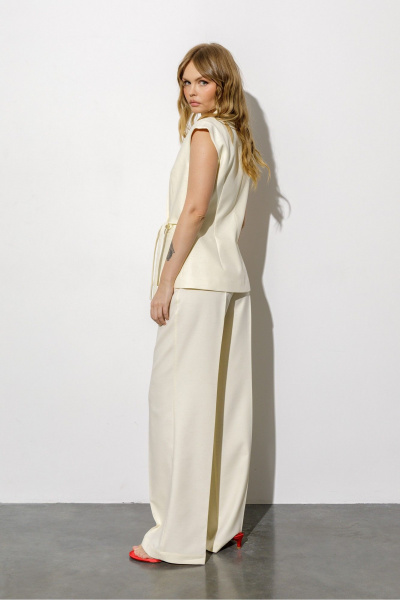 Брюки PiRS 6689 сливочный - фото 5