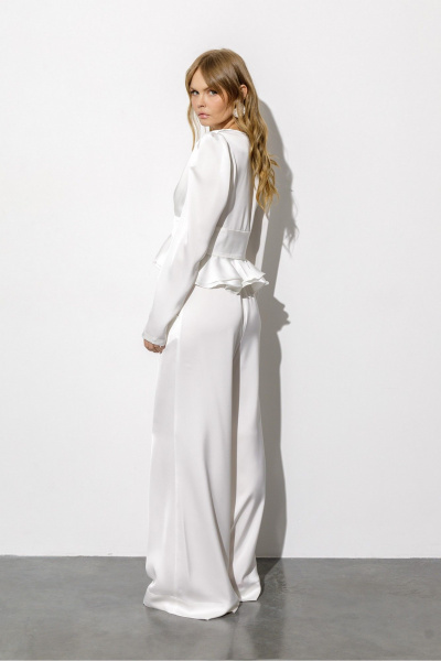 Блуза, брюки PiRS 6703 белый - фото 4