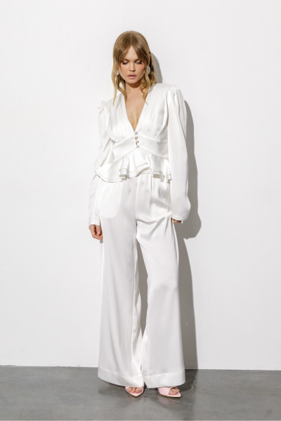 Блуза, брюки PiRS 6703 белый - фото 1