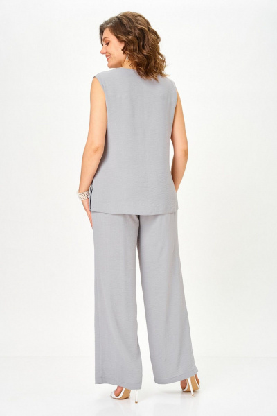 Брюки, жакет, топ Svetlana-Style 2025 серый - фото 8